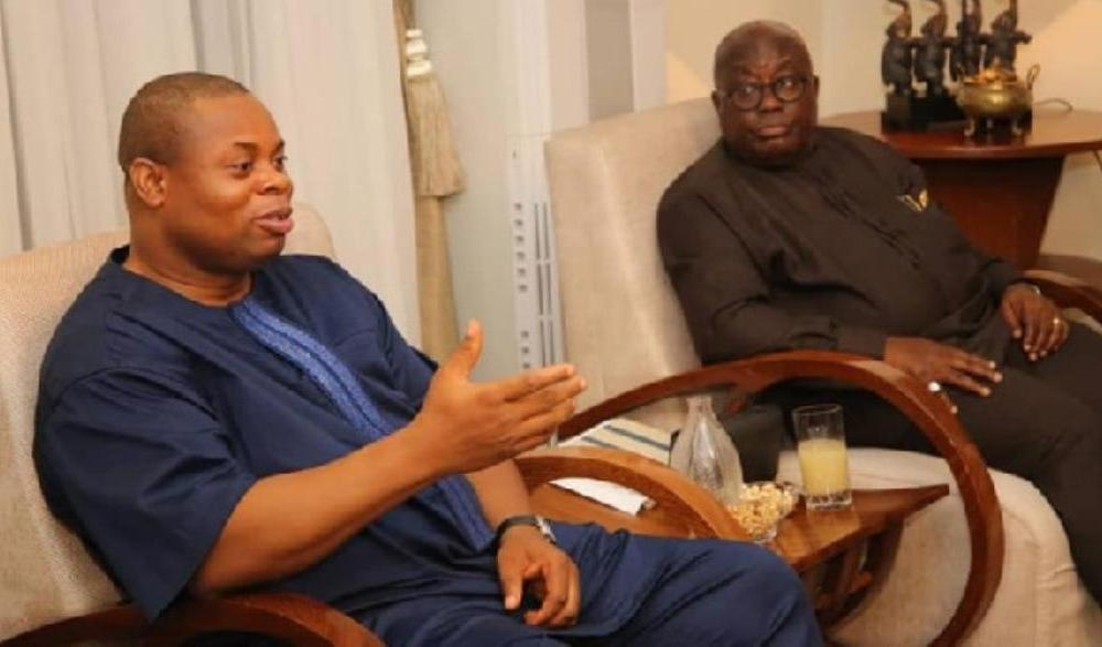 Franklin Cudjoe, Founding President of Imani Africa and President Akufo-Addo