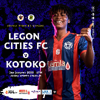 Legon Cities FC will face Asante Kotoko on Friday