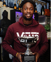 Yiadom was awarded for his good goal-scoring form in the 2017 calendar year