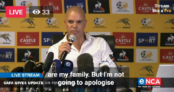 Screenshot from SAFA 's press briefing, Credit: AsheysGyamera