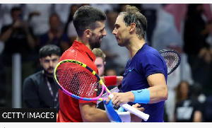 Novak Djokovic beat Rafael Nadal on his way to winning Olympic gold in Paris earlier this year