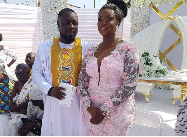 Bibi Bright and her husband Akwasi Boateng