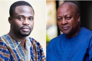 Manasseh Azure Awuni and John Mahama