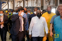 President Nana Addo Dankwa Akufo-Addo at the commissioning