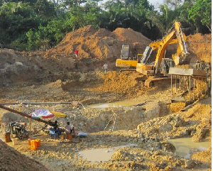 File photo: Mining equipment at a concession