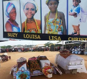 Woman Children Casket