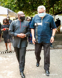 The late Rawlings and Dr Bawumia