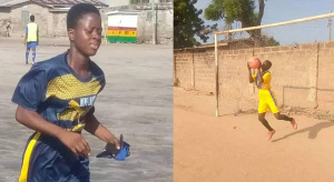 Ghanaian female goalkeeper, Mabel Mawusi Dogah