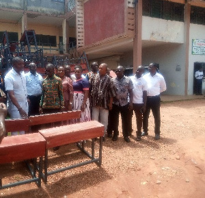 Schools In Kintampo Get New Desks 