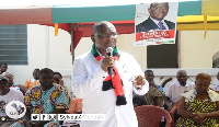 NDC flagbearer hopeful Sylvester Mensah