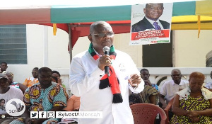 NDC flagbearer hopeful Sylvester Mensah