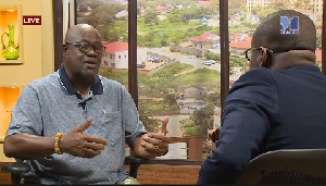 Fritz Baffour was on the 'Good Evening Ghana' show