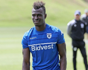 Edwin Gyimah was an used substitute in Bidvest Wits game against Primeiro do Agosto