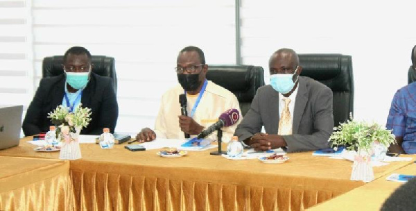 Some speakers at the two-day workshop organised by the Nuclear Power Ghana