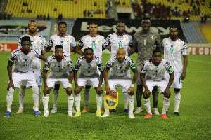 Ghana Black Stars Line Up In Capes Coast.jfif