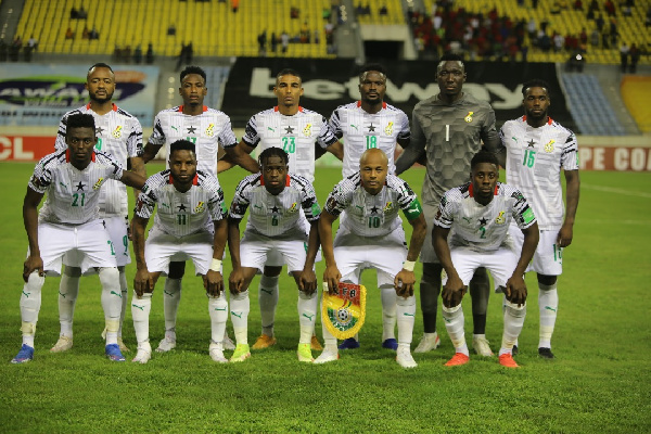 Ghana's Black Stars will face South Africa on Monday