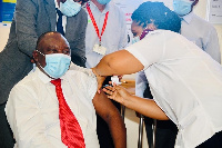 South Africa president Ramaphosa receives his Coronavirus jab