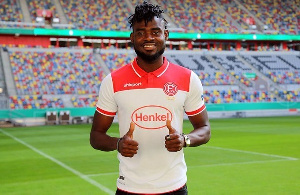 Fortuna Dusseldorf defender Kasim Nuhu Adams