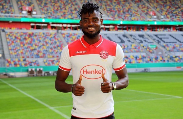 Kassim Adams has joined Dusseldorf on loan