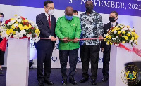 President Akufo-Addo commissioning the project