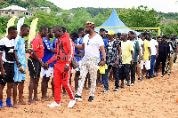 Week four of Cal Bank Beach Soccer kick off