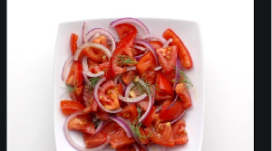 A photo of a Tomato salad