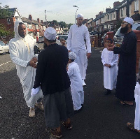 Jordan Ayew and Rudy Gestede were out in Aston on Eid day