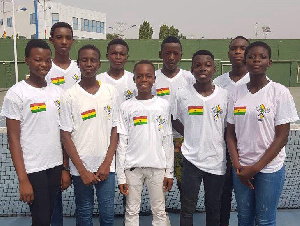 The nine players to represent Ghana at the tournament