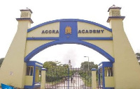 Main entrance of Accra Academy SHS