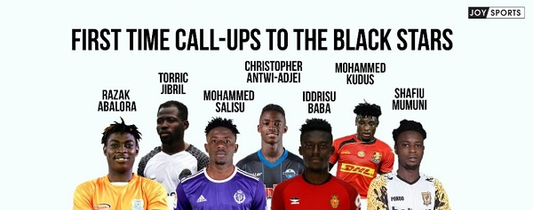 First Black Stars squad