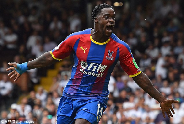 Crystal Palace midfielder Jeffrey Schlupp