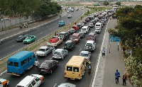 A photo of vehicular traffic