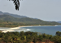 The beach earmarked for development straddles the Western Area Peninsula national park