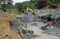 Tarkwa is one of the areas with high prevalence of galamsey activities