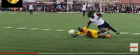 The tackle on Sulley Aliu Muntari