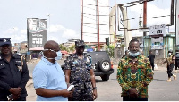 The IGP paid a visit to Accra Central