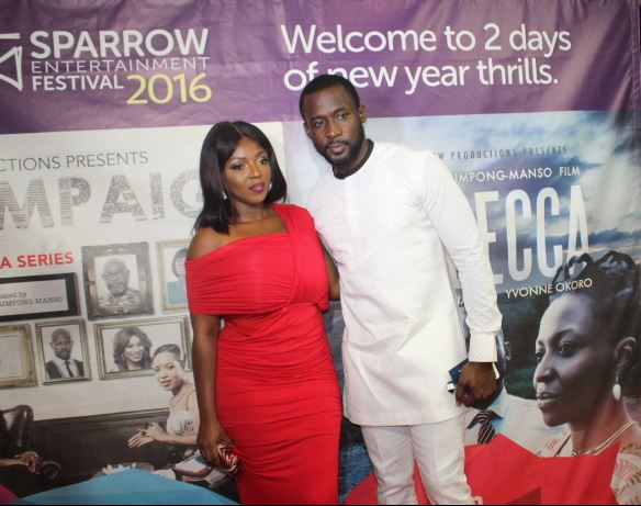 Yvonne Okoro and Joseph Benjamin