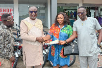 Central Regional Finance Committee of the NDC donated 35 motorbikes