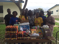 Members of Arts4Change donating to Mephibosheth Training institute