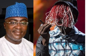 Vice President Dr. Mahamudu Bawumia and investigative journalist Anas Aremeyaw Anas