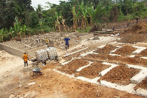 A construction site