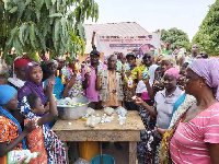 The women were equip with some entrepreneurial skills