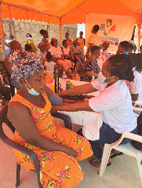 About 300 residents benefited from the screening