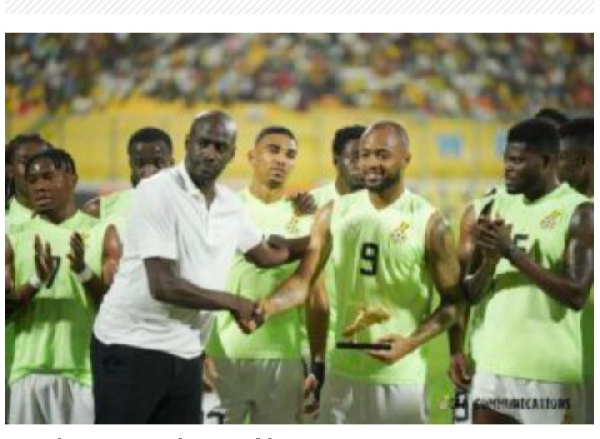 Jordan Ayew and Otto Addo