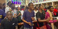 These young people attended a Mass to honour those who were killed in the protests