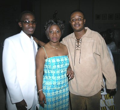 Nana Hemaa (center) his son posed with “Loooooord” Ahinsa, NJ’s Finest DJ.(right)   Ghana Home Page is always proud to give the Ghanaian worldwide community recognition where recognition is deserved.  We have of late been exposing Ghanaians whose achievements/milestones needs to be seen and appreciated.  We have featured some New Yorkers who turned 50 and now we cross the bridge to Newark, New Jersey.  There lives a beautiful young woman by the name; Mrs Georgina Nyanteng aka Georgina Osei Bonsu and who is very well known in the USA. Together with her husband, Mr. Nyanteng, popularly known as Nana Yaw Gyamfi, they attend many events in the US including funerals, outdoorings, naming ceremonies or any event they feel they need to attend.   Now it is Nana Hemaa's turn and she is 50.  On October 17th, she celebrated the occasion at the Prince Masonic Temple, Irvin Turner Blvd in Newark, New Jersey.    The hall was packed with family, friends and well wishers.  The music was great and was provided by DJ Extraodinaire and New Jersey's finest, 