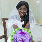 Unique: Ghanaian bride wears sneakers on her wedding day