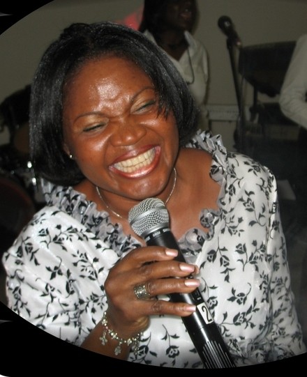 All smiles as the Gospel Sensation gives God the glory for using her to touch lives.