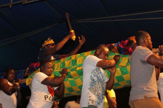 Kwaw Kese carried as a King