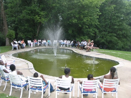 The pool at the Heritage Mansion.